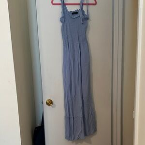 Casual Blue Maxi Dress